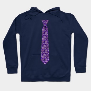 Purple Paisley Tie Hoodie